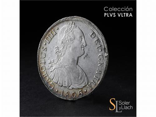 CARLOS IV. 8 Reales. 1806. LIMA. J.P. 27,15 grs. Cordoncillo