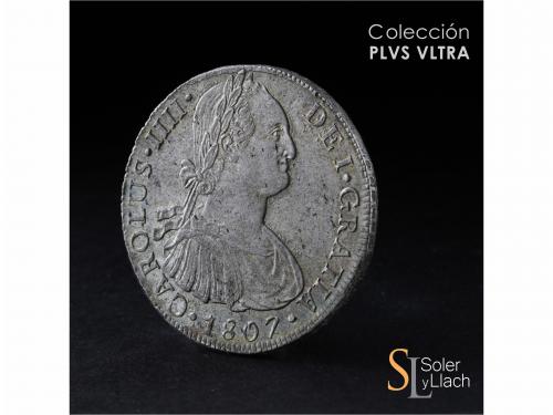 CARLOS IV. 8 Reales. 1807. LIMA. J.P. 27,39 grs. Pequeñas ma