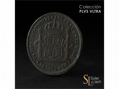 CARLOS IV. 8 Reales. 1789. MÉXICO. 22,76 grs. AE. Proclamaci