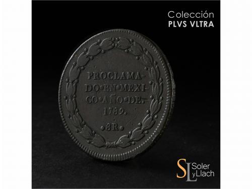 CARLOS IV. 8 Reales. 1789. MÉXICO. 22,76 grs. AE. Proclamaci