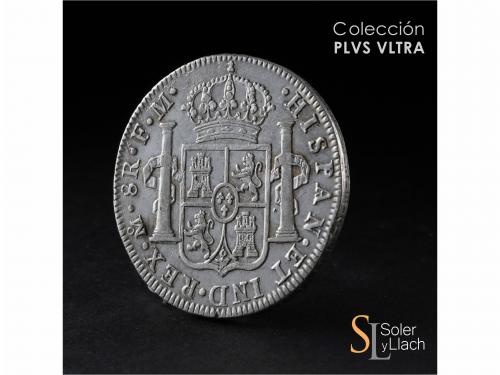 CARLOS IV. 8 Reales. 1793. MÉXICO. F.M. 26,83 grs. Leves man