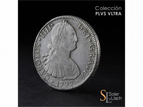 CARLOS IV. 8 Reales. 1797. MÉXICO. F.M. 26,95 grs. Acuñación