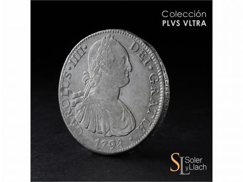 CARLOS IV. 8 Reales. 1798. MÉXICO. F.M. 26,91 grs. Acuñación