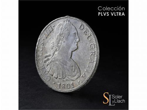 CARLOS IV. 8 Reales. 1801. MÉXICO. F.M. 26,89 grs. Acuñación