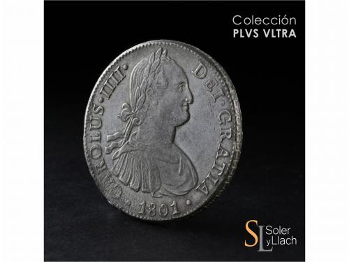 CARLOS IV. 8 Reales. 1801. MÉXICO. F.T./F.M. 26,86 grs. EBC-