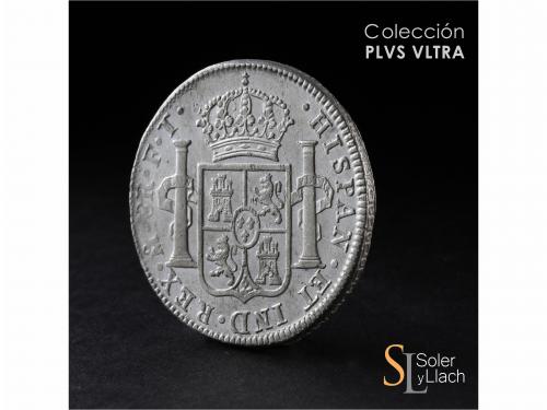CARLOS IV. 8 Reales. 1802. MÉXICO. F.T. 26,95 grs. Cuño desg