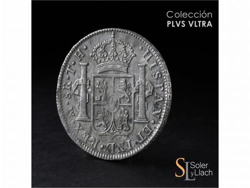 CARLOS IV. 8 Reales. 1803. MÉXICO. T.H. 26,97 grs. Leves man
