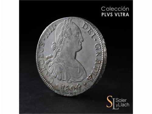 CARLOS IV. 8 Reales. 1804. MÉXICO. T.H. 26,92 grs. Pleno bri