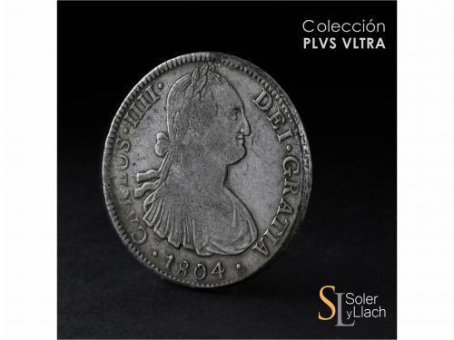 CARLOS IV. 8 Reales. 1804. MÉXICO. T.H. 26,86 grs. Variante 
