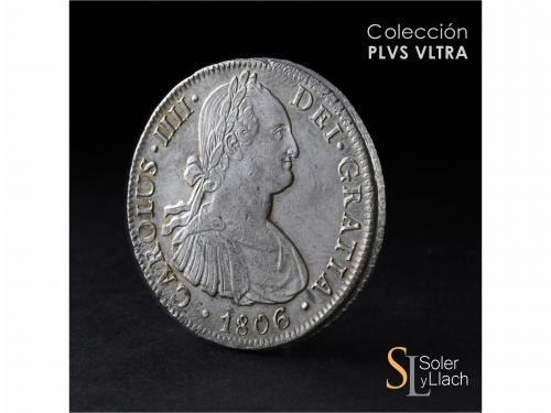 CARLOS IV. 8 Reales. 1806. MÉXICO. T.H. 26,98 grs. Levísimos
