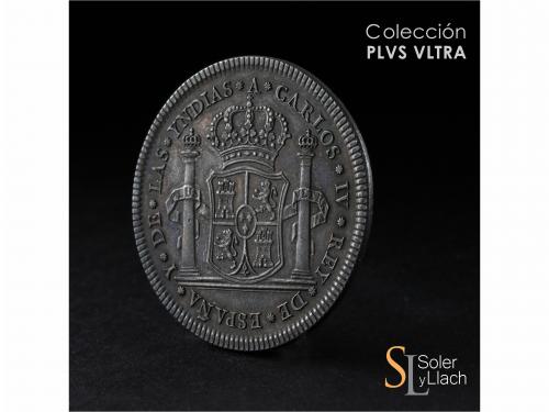 CARLOS IV. 8 Reales. 1789. MÉXICO. 18,23 grs. Proclamación c