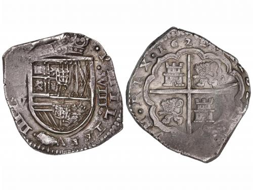 FELIPE III. 8 Reales. 1621. MADRID. V. Anv.: (MD) nexadas / 
