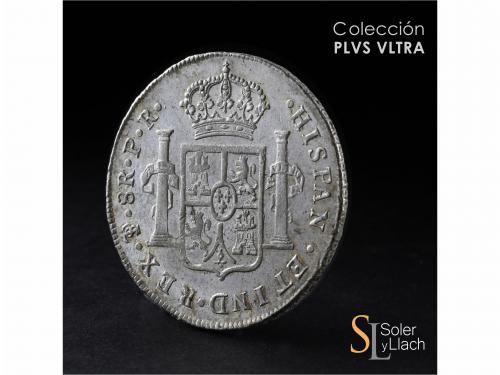 CARLOS IV. 8 Reales. 1790. POTOSÍ. P.R. 26,95 grs. Busto de 