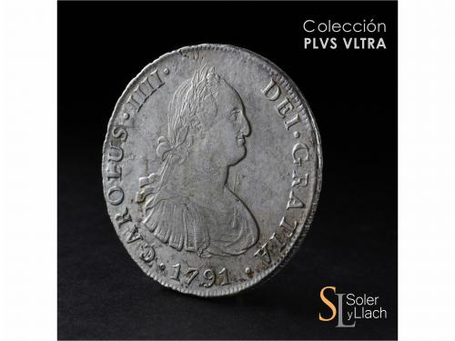 CARLOS IV. 8 Reales. 1791. POTOSÍ. P.R. 27,05 grs. Acuñación