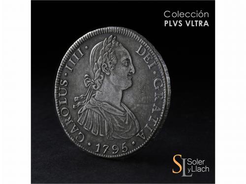 CARLOS IV. 8 Reales. 1795. POTOSÍ. P.R. 26,78 grs. Pátina os