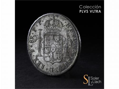 CARLOS IV. 8 Reales. 1795. POTOSÍ. P.P. 26,73 grs. Rayas en 