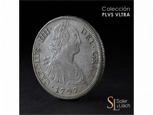 CARLOS IV. 8 Reales. 1797. POTOSÍ. P.P. 26,97 grs. EBC-. / A