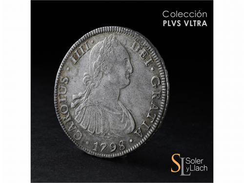 CARLOS IV. 8 Reales. 1798/8. POTOSÍ. P.P. 26,8 grs. Ligera p