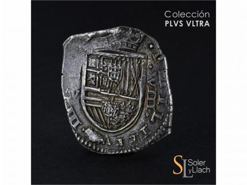 FELIPE III. 8 Reales. 1621. MADRID. V. Anv.: (MD) nexadas / 