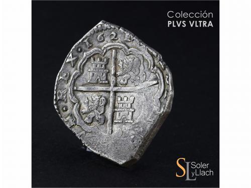 FELIPE III. 8 Reales. 1621. MADRID. V. Anv.: (MD) nexadas / 