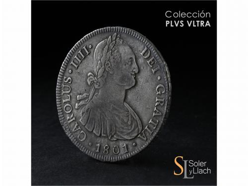 CARLOS IV. 8 Reales. 1801. POTOSÍ. P.P. 26,82 grs. Rayitas. 
