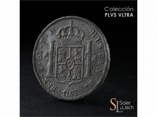 CARLOS IV. 8 Reales. 1803. POTOSÍ. P.J. 27,17 grs. Acuñación