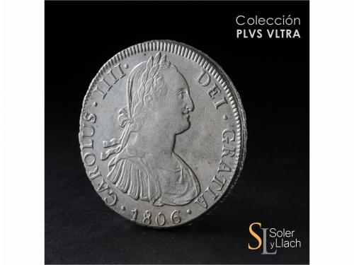 CARLOS IV. 8 Reales. 1806. POTOSÍ. P.J. 26,91 grs. Brillo or