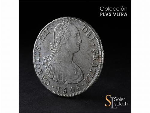 CARLOS IV. 8 Reales. 1808. POTOSÍ. P.J. 27,04 grs. Brillo or