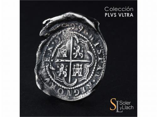 FELIPE III. 8 Reales. 1599. SEGOVIA. Castillejo. 24,38 grs. 