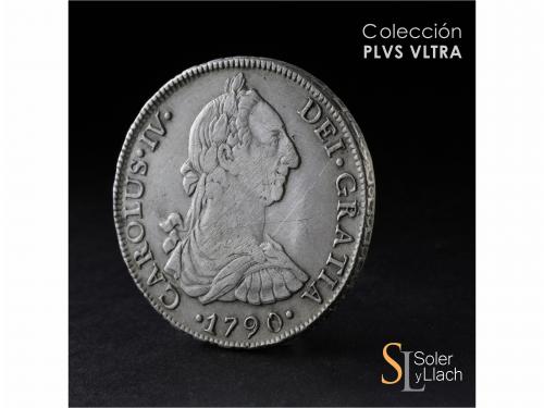 CARLOS IV. 8 Reales. 1790. SANTIAGO. D.A. 26,48 grs. Busto d