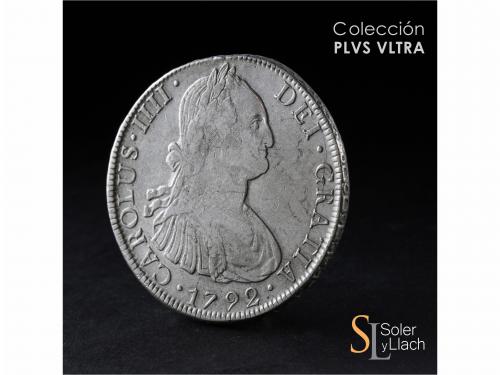 CARLOS IV. 8 Reales. 1792. SANTIAGO. D.A. 26,83 grs. Leves h