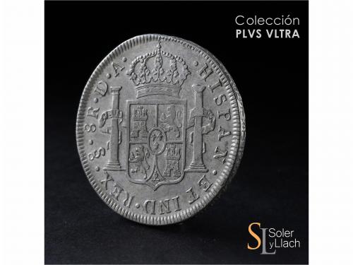 CARLOS IV. 8 Reales. 1792. SANTIAGO. D.A. 26,83 grs. Leves h