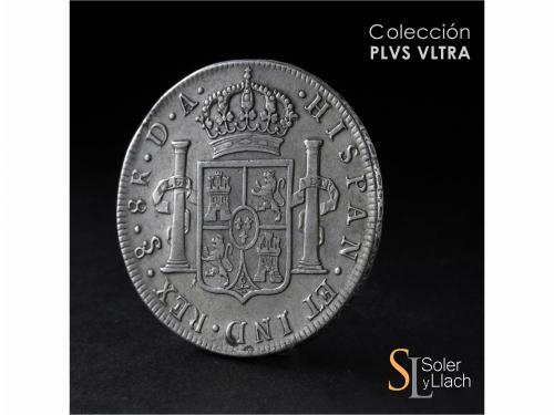 CARLOS IV. 8 Reales. 1793. SANTIAGO. D.A. 26,57 grs. MBC+. /