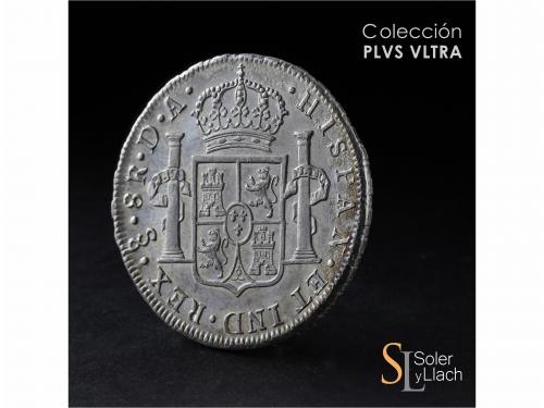CARLOS IV. 8 Reales. 1796. SANTIAGO. D.A. 26,91 grs. Cuño le