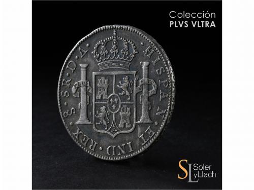 CARLOS IV. 8 Reales. 1797. SANTIAGO. D.A. 26,96 grs. Pequeña