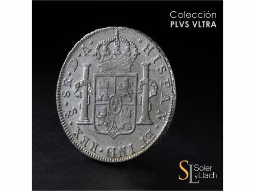 CARLOS IV. 8 Reales. 1798. SANTIAGO. D.A. 26,88 grs. Restos 