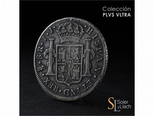CARLOS IV. 8 Reales. 1802/1. SANTIAGO. J.J./A.J. 26,73 grs. 