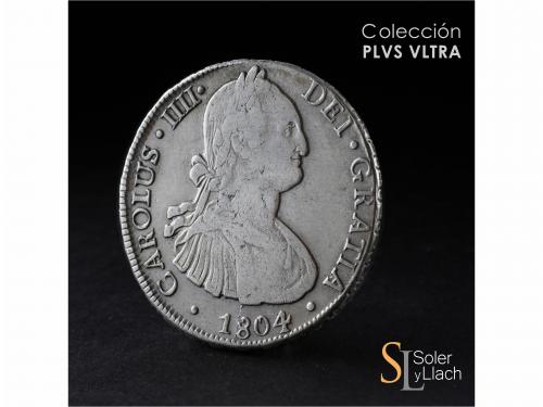 CARLOS IV. 8 Reales. 1804. SANTIAGO. F.J. 26,77 grs. MBC. / 