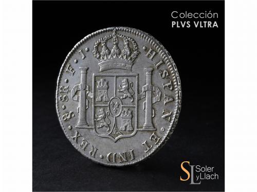 CARLOS IV. 8 Reales. 1805. SANTIAGO. F.J. 27,47 grs. Pleno b