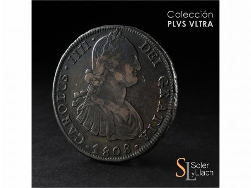 CARLOS IV. 8 Reales. 1808. SANTIAGO. F.J. 26,89 grs. Variant