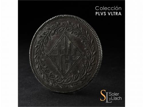OCUPACIÓN NAPOLEÓNICA de CATALUNYA. 5 Pesetas. 1808. BARCELO