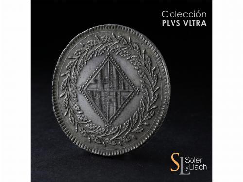 OCUPACIÓN NAPOLEÓNICA de CATALUNYA. 5 Pesetas. 1811. BARCELO