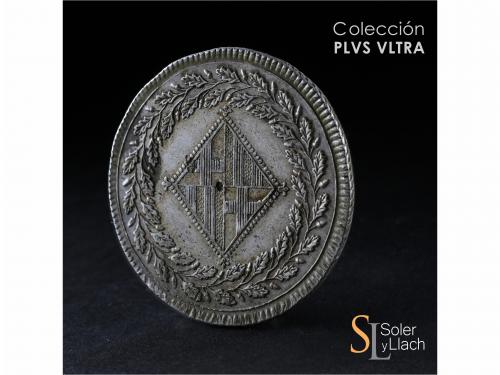 OCUPACIÓN NAPOLEÓNICA de CATALUNYA. 5 Pesetas. 1814. BARCELO