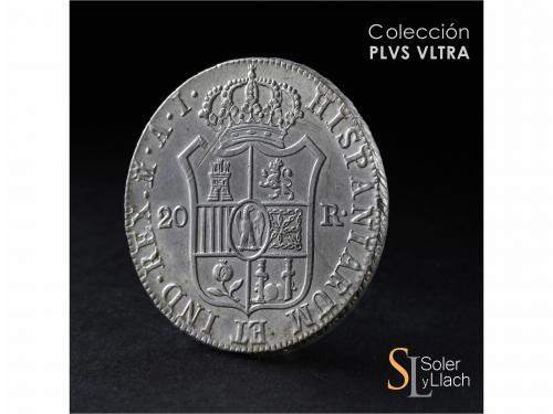 JOSÉ NAPOLEÓN. 20 Reales. 1808. MADRID. A.I. 26,87 grs. Leví