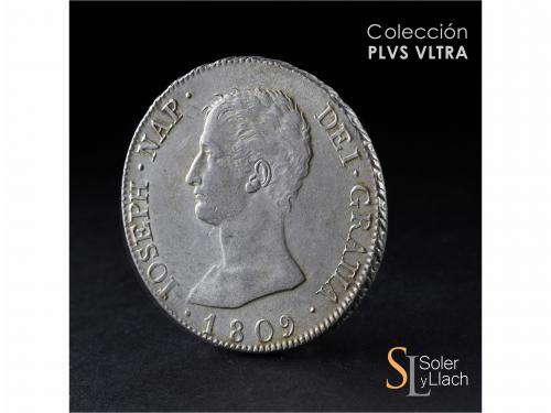 JOSÉ NAPOLEÓN. 8 Reales. 1809. MADRID. I.G. 26,93 grs. Cuño 
