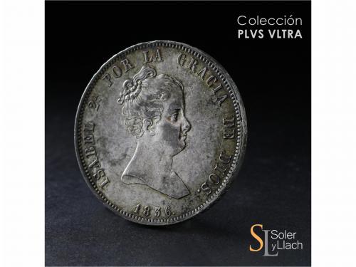 ISABEL II. 20 Reales. 1836. MADRID. C.R. 26,8 grs. Bonita pá