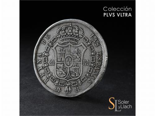 ISABEL II. 20 Reales. 1840. MADRID. C.L. 26,87 grs. El catál