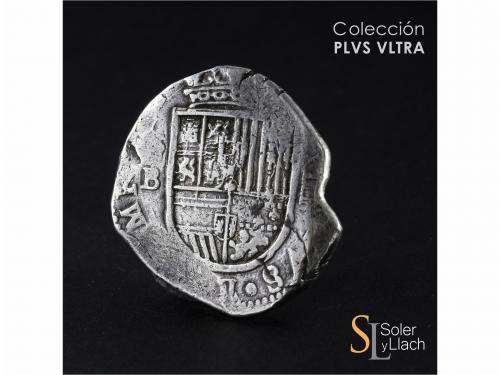 FELIPE III. 8 Reales. (16)01. SEVILLA. B. Anv.: S / B - Escu