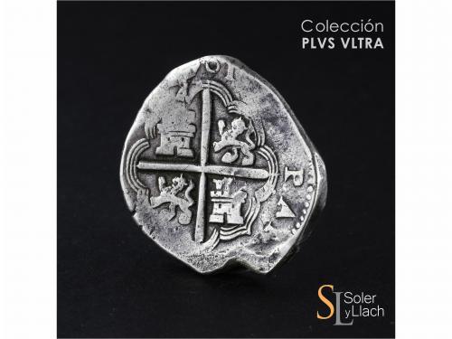 FELIPE III. 8 Reales. (16)01. SEVILLA. B. Anv.: S / B - Escu