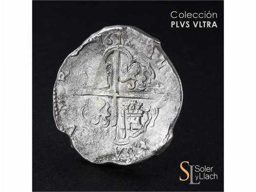 FELIPE III. 8 Reales. 1612. SEVILLA. (B). Anv.: S / (B) - Es